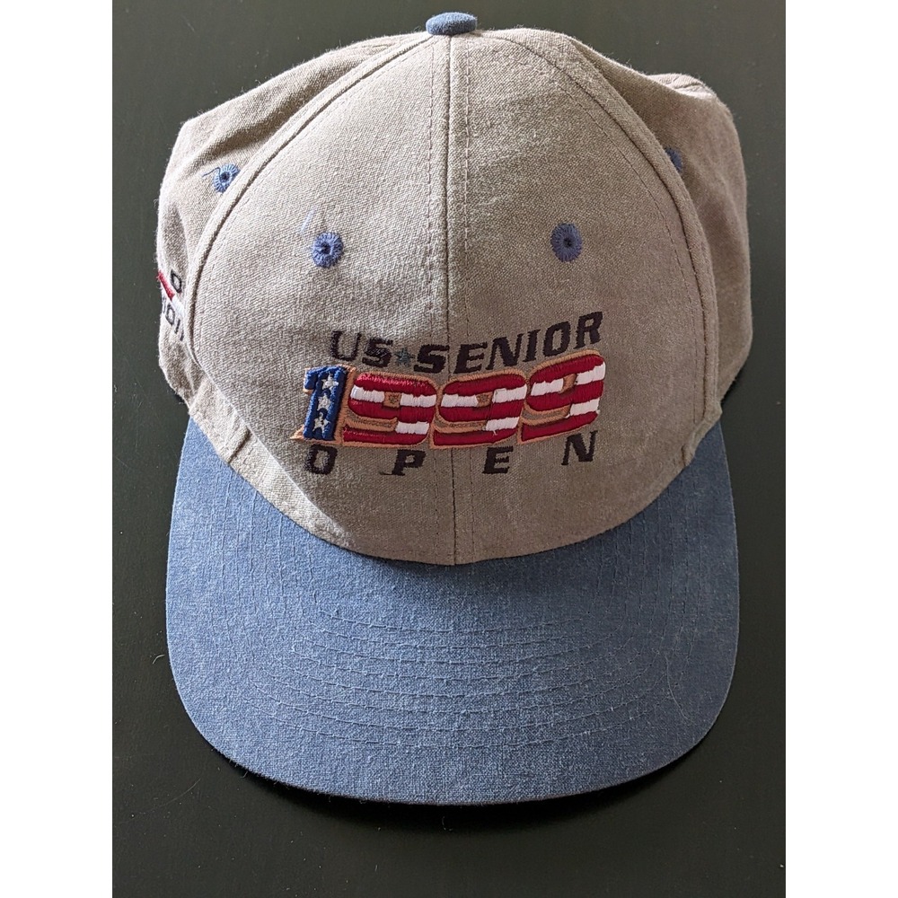 1999 US Senior Open‎ Des Moines Hat Golf Strapback By Ahead Multicolor OSFM